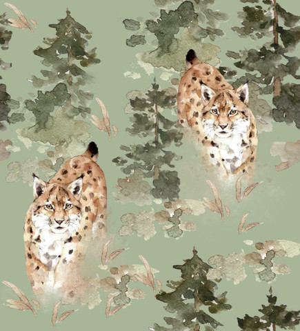 Ilveksen metsä -trikoo, vihreä