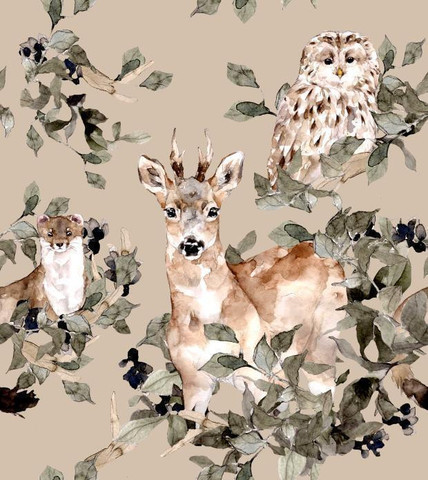 70cm pala Metsän katse -luomutrikoo a