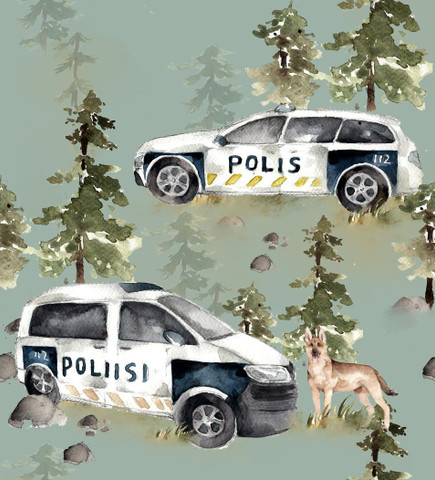 Poliisi-joustocollege vihertävä