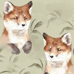 70cm pala Ketunpoika-luomutrikoo vaaleanvihreä 