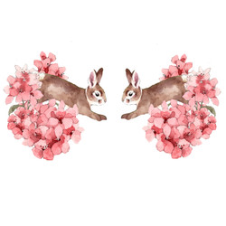 2kpl Jänönen-silityskuva mini loikkaava jänis