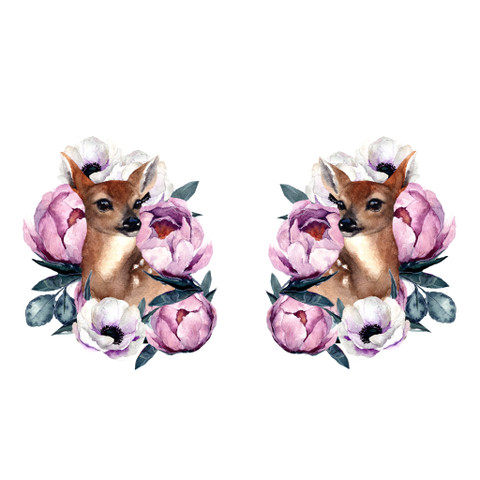 2kpl Lempeä katse -silityskuva mini