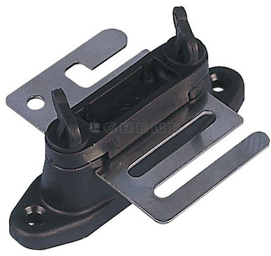 Veräjäeristin nauhalle, musta, 4 kpl/IP