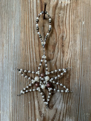 Helmikoristeinen tähti, joulukoriste, kuusenkoriste, Jean d'Arc Living