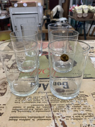 Riihimäen lasin vanhat, kirkaat juomalasit, 6 kpl