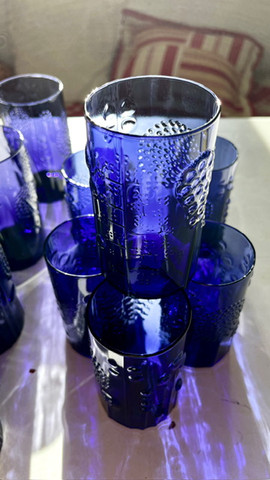 Nuutajärvi, Flora lasi, kaksi kokoa, design Oiva Toikka