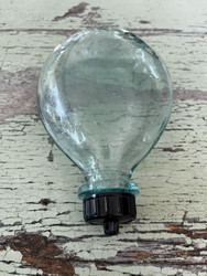 Suomalainen kenttäpullo, vihreää lasia, bakeliittikorkki, militaria