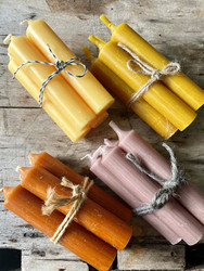 Lyhyt atiikkikynttilä, ns. pätkäkynttilä, Short dinner candle