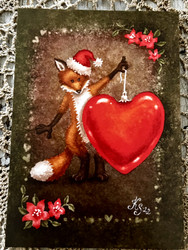 Katja Saarion joulukortti, erilaisia