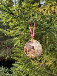 Joulupallot kierrätyskäsityötä