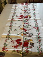 Jouluinen pöytäliina 1950-luvulta