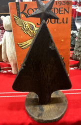 Tyylitelty  joulukuusi vanhasta kattopaanusta, käsintehty 