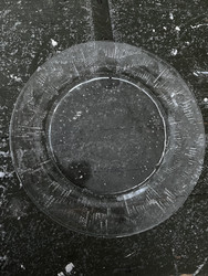 Riihimäen lasi, Revontuli sarjan lautanen 245 mm