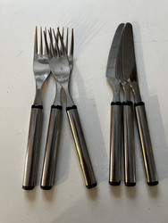 Hackman Elegia-sarjan haarukka ja veitsi