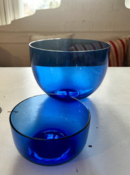 Iittala, i-306, sininen tarjoilukulho, Timo Sarpaneva