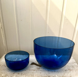 Iittala, i-306, sininen tarjoilukulho, Timo Sarpaneva