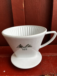 Melitta 102 kahvisuodatin posliinia, keraaminen kahvinsuodatin