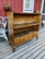 Vintage-hyllykkö, vanha avohyllykkö kolmella  laatikolla 