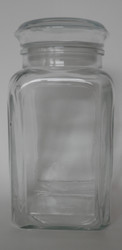 Riihimäen lasi, käyttämätön Kantti-purkki 1,4 L, kirkas
