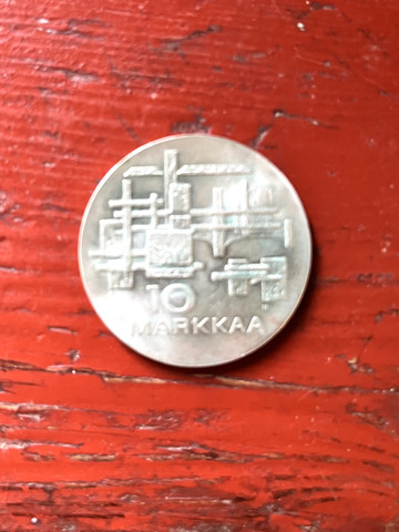 Hopearaha 10 mk, 1967, Suomen 50-vuotisen itsenäisyyden kunniaksi