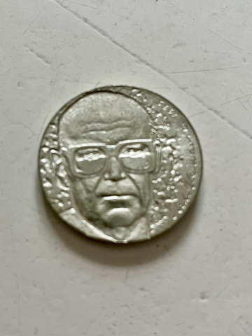 Juhlaraha, Urho Kekkonen, 10 mk, 1975, hopeaa