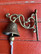 Metallinen uusvanha soittokello, vellikello, Chic Antique
