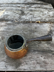 Vanha kuparinen kasari, liimapannu
