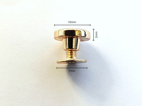 Ruuviniitti lattapää musta