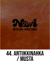 Keinonahkainen ompelumerkki Premium valmiilla tekstillä