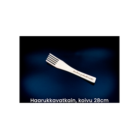 Kotimaiset puiset keittiövälineet omalla tekstillä