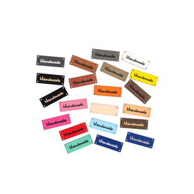 Keinonahkamerkki 5 kpl Regular omalla tekstillä