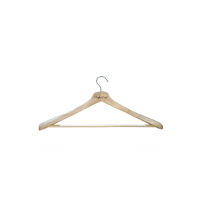 Puinen personoitava vaateripustin leveä