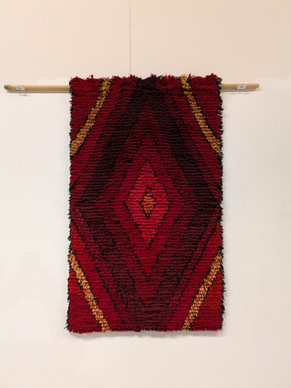 Retro ryijy 80x130 cm