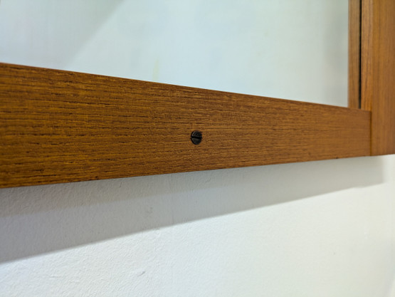 Suuri teak seinäpeili