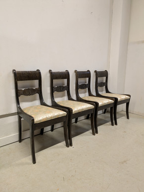 Biedermeier tuoli 4kpl
