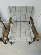 Kierrebarokki nojatuoli 2kpl 