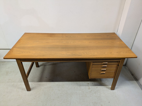 Tammi / teak retro työpöytä 60-luku