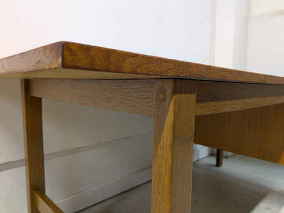 Tammi / teak retro työpöytä 60-luku
