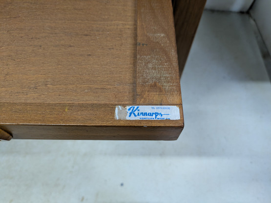 Tammi / teak retro työpöytä 60-luku
