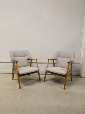 Entisöity vintage nojatuoli 50-luku 1kpl