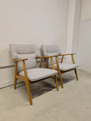 Entisöity vintage nojatuoli 50-luku 1kpl