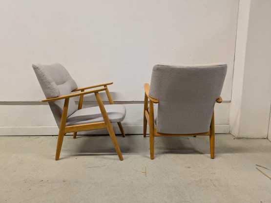 Entisöity vintage nojatuoli 50-luku 1kpl