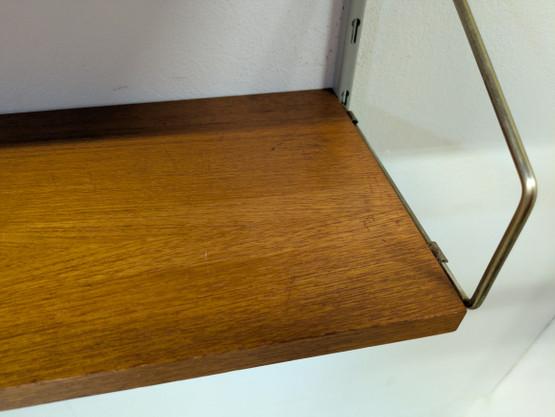 Teak seinähylly 60-luku nro 2