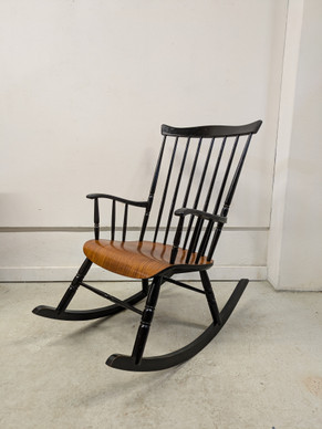 Teak keinutuoli 60-luku