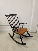 Teak keinutuoli 60-luku