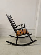 Teak keinutuoli 60-luku