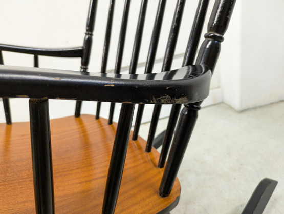 Teak keinutuoli 60-luku