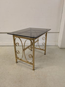 Retro pikku messinkipöytä 