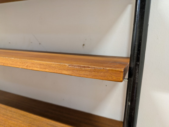 Teak kirjahylly 60-luku nro 2