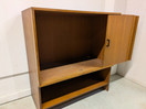 Teak liukuovikaappi / tv-kaappi 60-luku